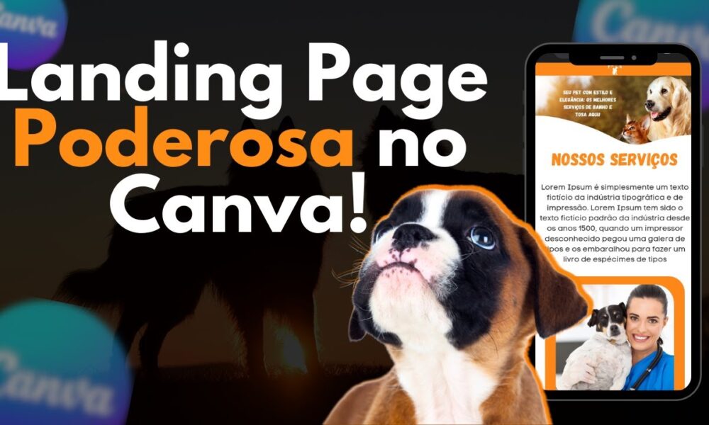 Aprenda A Criar Uma Landing Page Profissional No Canva Foco Digital