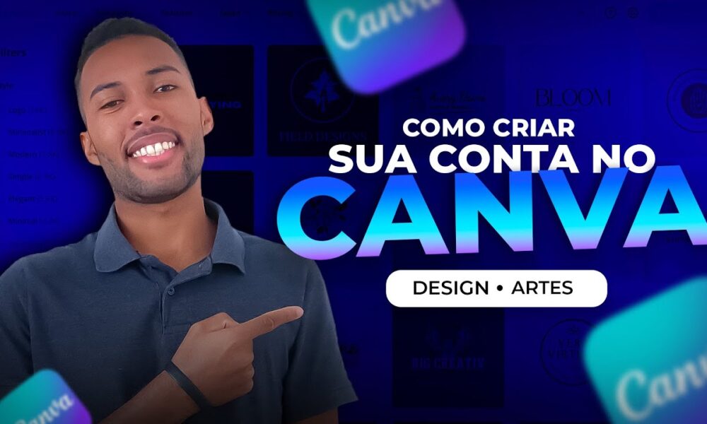 PASSO A PASSO de Como Criar CONTA GRÁTIS no CANVA - Foco Digital