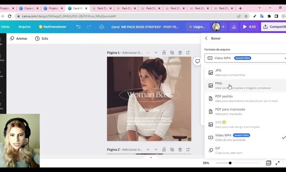 Como salvar seu design editado do Canva no computador - Foco Digital