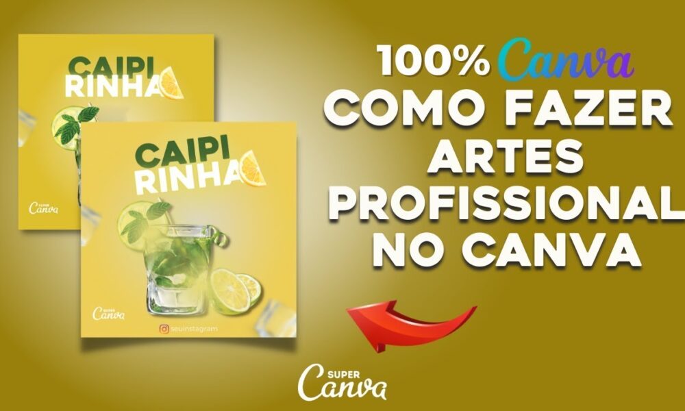 Como Criar Arte No Canva Arte Incr Vel Para Bares Feita No Canva Gr Tis Super F Cil E R Pido