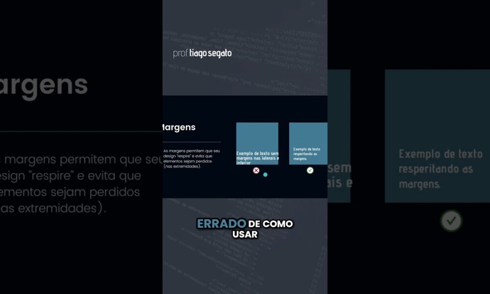 Como usar margens no seu design da maneira correta! #canva #design # ...