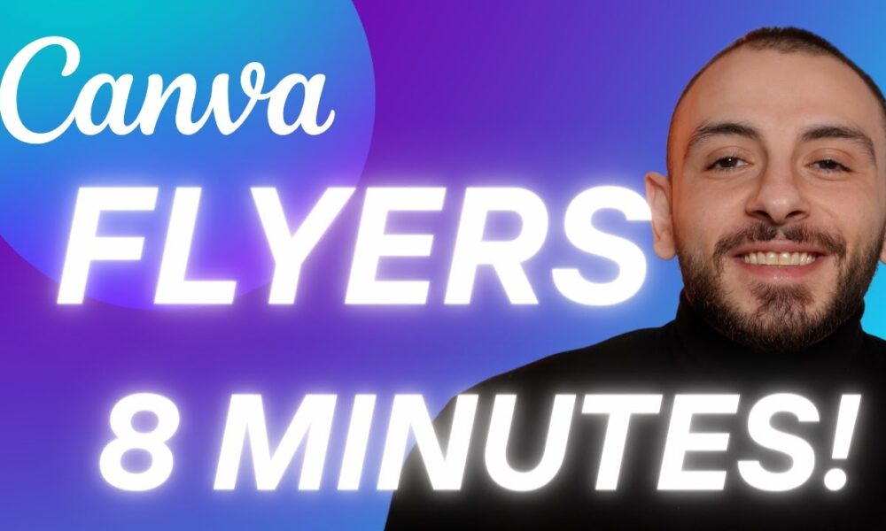 How to Make a Flyer on Canva in 8 MINUTES! - Foco Digital