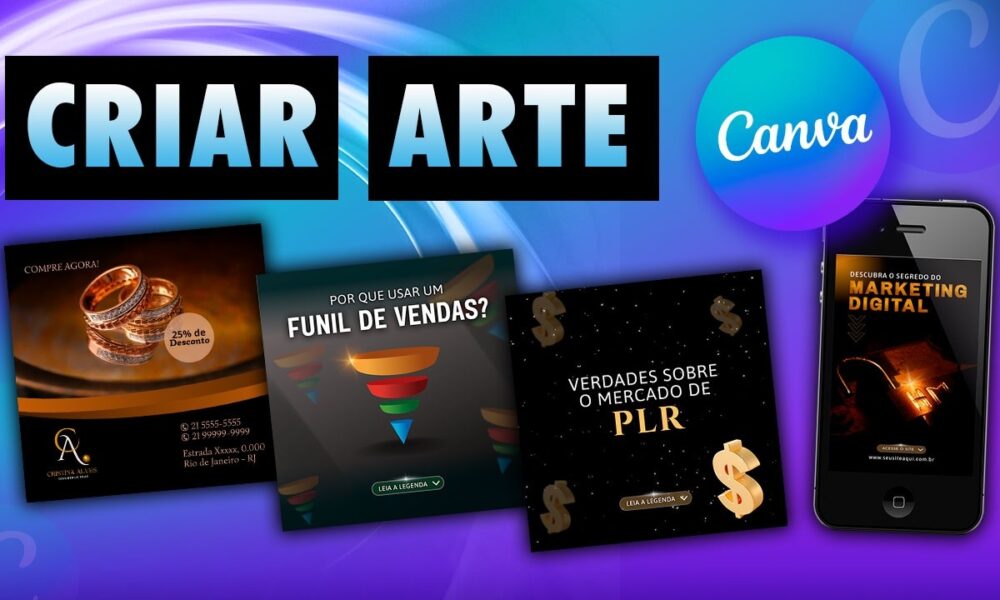 Como Criar ARTE no CANVA – Tutorial Completo Para Iniciantes - Foco Digital