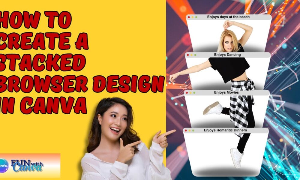 How to Create a Awesome Stylish Stacked Browser Design in Canva - Foco ...