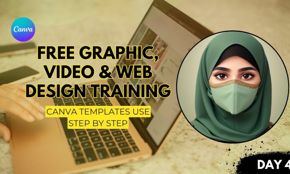 Template Tutorial Design Canva Templates Tutorial | Easy Graphic Design for Beginners | Day 4 ...