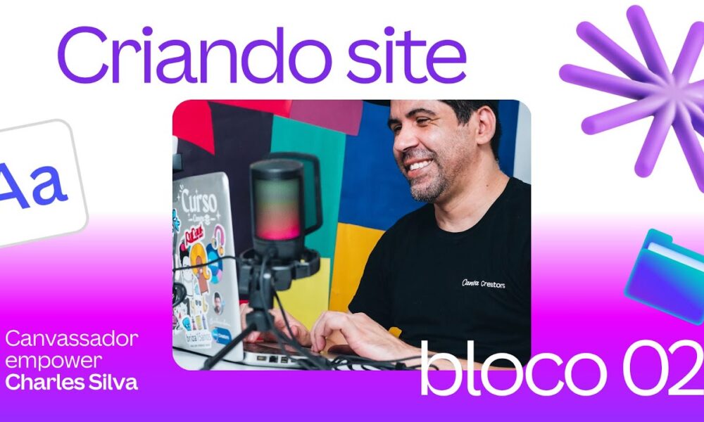 AULA 04/08 Bloco 02– Criando um site no canva com template - Foco Digital