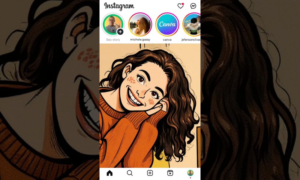 Como transformar FOTO em DESENHO no Canva (usando Photo to Cartoon ...