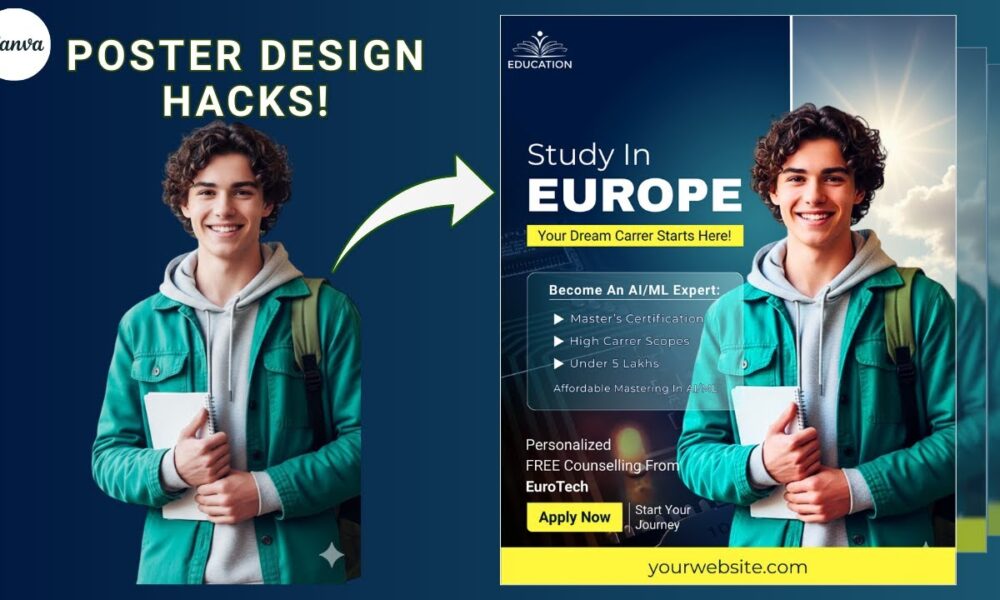 Create an Eye-Catching Ad Poster Design with Exciting Canva Hacks ...