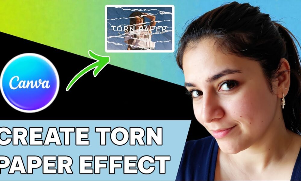 How to create torn paper effect in Canva - Foco Digital