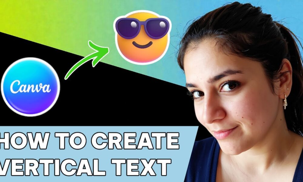How to create vertical text in Canva - Foco Digital