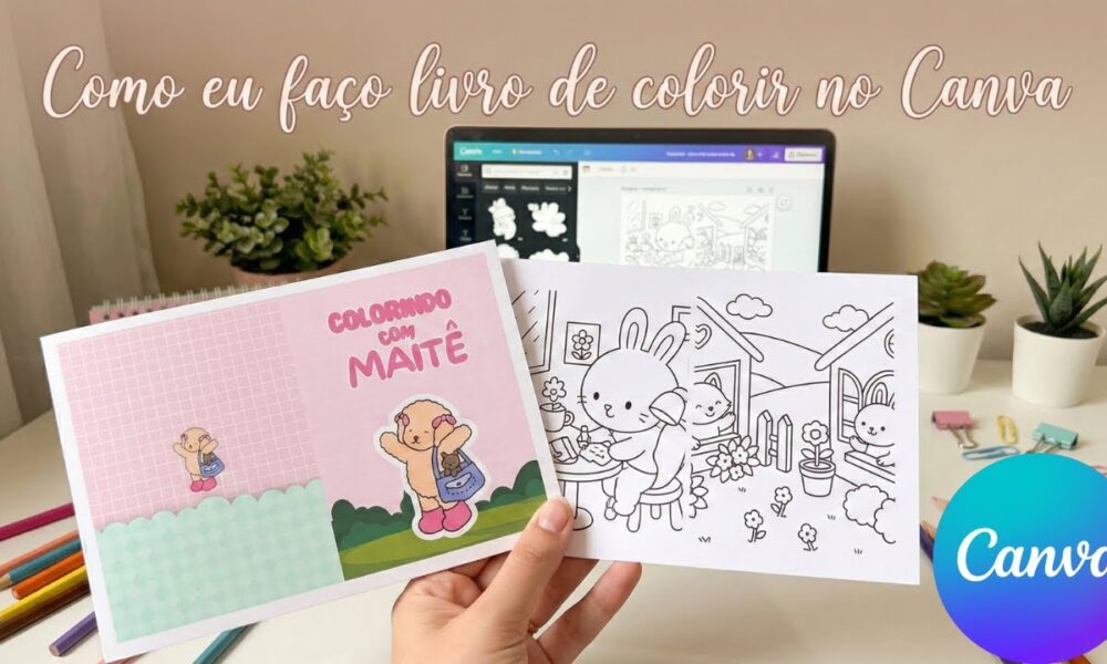 Como fazer LIVRO DE COLORIR no Canva: Passo a Passo Completo - Foco Digital