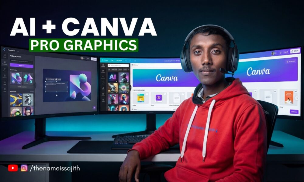 How I Design Cinematic Graphics Using AI Tools + Canva (Full Tutorial ...