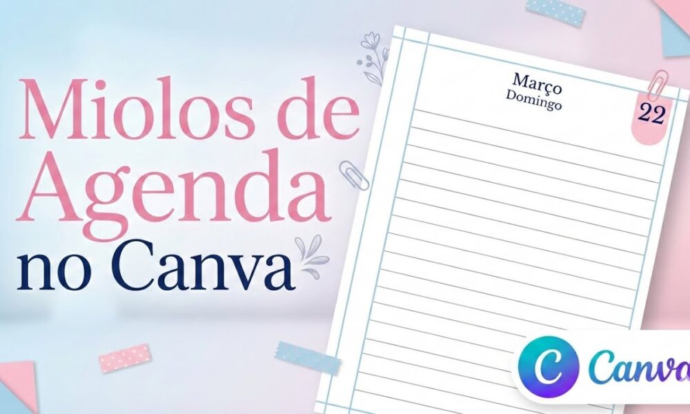 Como Fazer Agenda Datada no Canva (Passo a Passo Completo) - Foco Digital